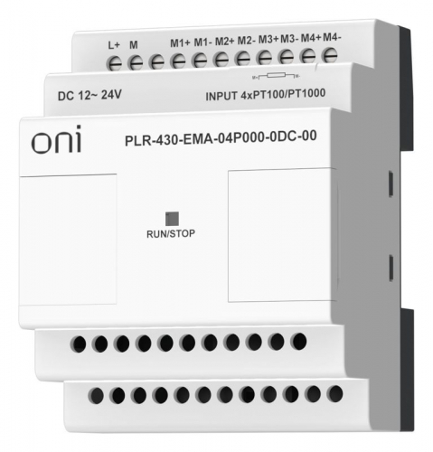 Модуль расширения входов выходов ПЛК 430 4 входа Pt100/Pt1000 24В DC ONI PLR-430-EMA-04P000-0DC-00 фото 3