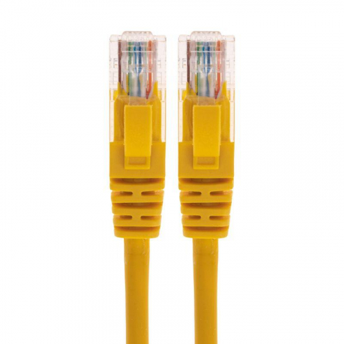 Патч-корд U/UTP CAT 5e RJ45-RJ45 26AWG LSZH желт. 0.3м Rexant 02-0105-03 фото 2