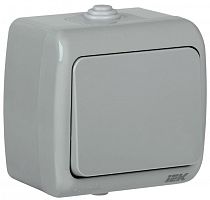 Выключатель 1-кл. 1п ОП AQUATIC ВС-20-1-0-А 10А IP54 GENERICA EVA10-K03-10-54