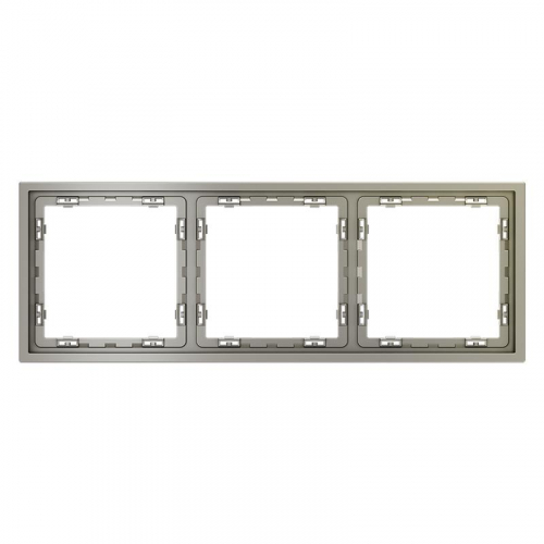 Рамка 3-м S70 пластик. шелк Voltum VLS100304