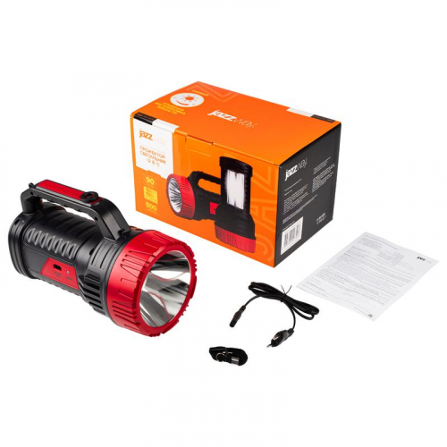 Фонарь-прожектор аккумуляторный Accu7-L10W/L10W-bk 2в1 10Вт 332лм + светильник 20х0.5Вт IP20 335лм аккум. 6А.ч диммер JazzWay 5007413 фото 4