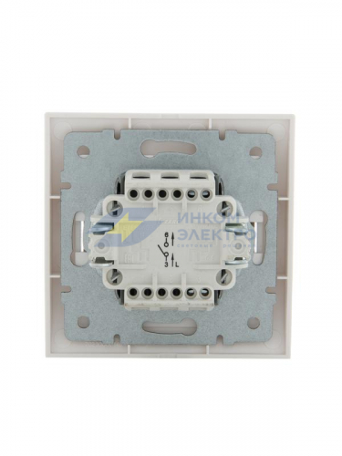 Выключатель 1-кл. СП Deriy 10А бел. LEZARD 702-0202-100 фото 4