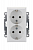 Розетка 2-я с/з СП Karea 16А IP20 бел. Makel 56001082