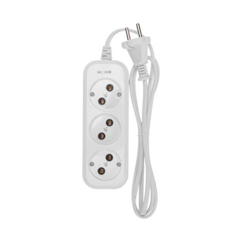 Удлинитель 3х1.5м без заземл. 2х0.75 бел. PROCONNECT 13-4205 фото 3 Удлинитель 3х1.5м без заземл. 2х0.75 бел. PROCONNECT 13-4205 фото 3