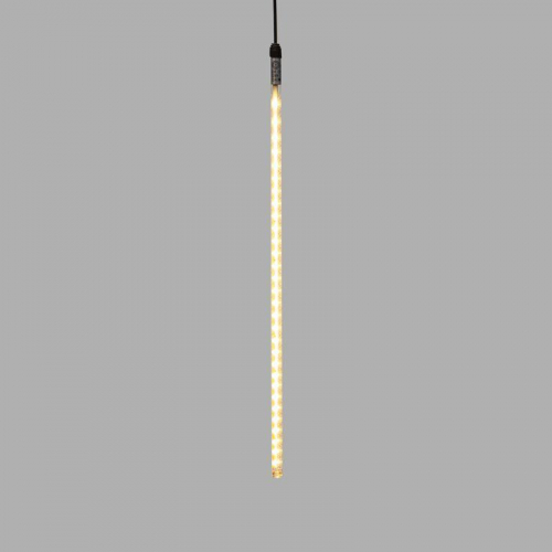 Гирлянда светодиодная "Тающие сосульки" 10шт х 50см шаг 100см 600LED тепл. бел. 24В провод каучук черн. соединяется Neon-Night 256-427 фото 4