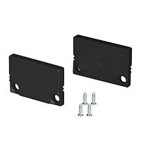 Заглушка SL-SLIM20-H13 BLACK глухая пластик Arlight 037512