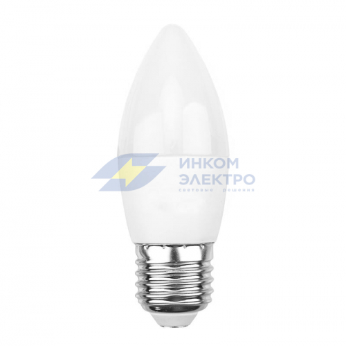 Лампа светодиодная 9.5Вт CN свеча 4000К нейтр. бел. E27 903лм Rexant 604-026