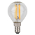 Лампа светодиодная филаментная LSCLP75 6W/827 230VFILCL 6Вт 2700К тепл. бел. E14 806лм P угол пучка 300град. 220-240В (замена 75Вт) прозр. стекло OSRAM 4058075684515