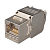 Модуль розеточный Keystone Jack 8P8C RJ-45 FTP кат.5E заделка без инструмента 180град. (DIY) SUPRLAN 10-0328-1