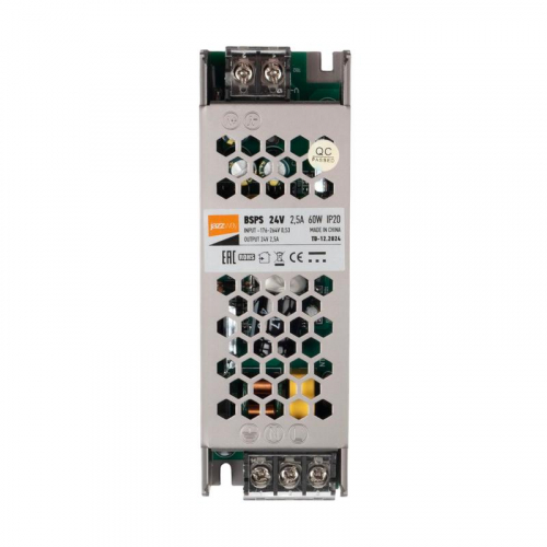 Блок питания для светодиод. ленты BSPS 60Вт 2.5А 24В IP20 метал. JazzWay 5015500