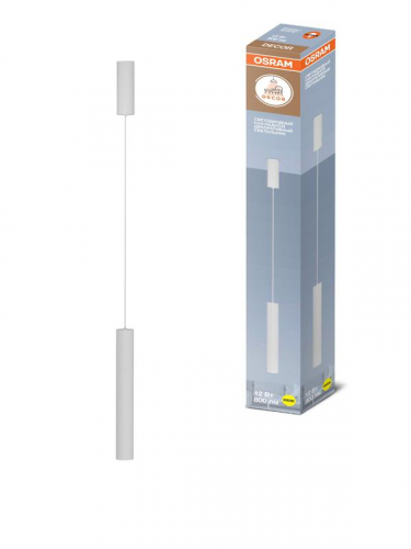 Светильник светодиодный TUBE SURFSP DLTB 12Вт 3000К тепл. бел. 800лм подвесной бел. OSRAM 4607194233090 Светильник светодиодный TUBE SURFSP DLTB 12Вт 3000К тепл. бел. 800лм подвесной бел. OSRAM 4607194233090