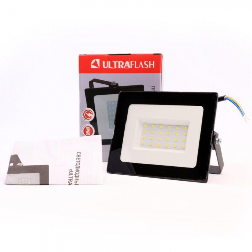 Прожектор LFL-5001 С02 LED 50Вт IP65 6500К 3200лм метал. корпус черн. Ultraflash 12317 фото 2