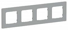 Рамка 4-м СП FLITE РУ-4-К-ФлС сер. IEK FI-M42-32-20-K03
