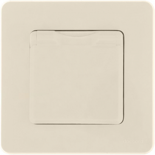 Розетка 1-м СП Inspiria 16А IP44 250В 2P+E защ. шторки с крышкой немецк. стандарт механизм сл. кость IEK 673741 фото 2 Розетка 1-м СП Inspiria 16А IP44 250В 2P+E защ. шторки с крышкой немецк. стандарт механизм сл. кость IEK 673741 фото 2