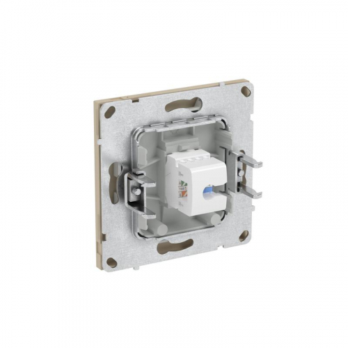 Розетка компьютерная 1-м KANT RJ45 кат.6A без шторки ванильн. марципан DKC 7015673 фото 5 Розетка компьютерная 1-м KANT RJ45 кат.6A без шторки ванильн. марципан DKC 7015673 фото 5