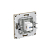Розетка компьютерная 1-м KANT RJ45 кат.6A без шторки ванильн. марципан DKC 7015673
