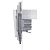 Переключатель 1-кл. Inspiria 10А IP44 250В 10AX механизм бел. IEK 673670