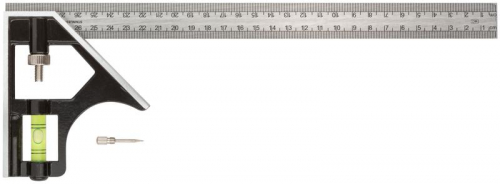 Угольник 300мм с уровнем FIT 19703 Угольник 300мм с уровнем FIT 19703