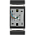 Светильник "Адрия" GBW-102-BL-0230 max 30Вт 2хGU10 IP54 230В 230х100х90мм уличный настен. вверх/вниз черн. Эра Б0069595