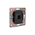 Розетка компьютерная СП STRONG MIELE RJ45 кат.6 антрацит Kranz KR-78-0724-5
