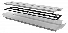 Дверь двустворчатая для шкафа LINEA N 47U 600мм перфорир. черн. ITK LN05-47U6X-D2P
