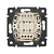 Переключатель проходной 1-кл. СП Valena 10А IP31 250В механизм сл. кость IEK 774306
