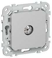 Розетка телевизионная оконечная СП FLITE РТВм-1-1-1-ФлА тип M экранир. механизм алюм. IEK FI-A13-O-K47
