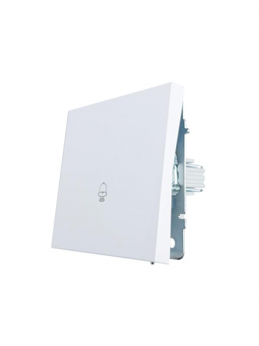 Кнопка звонка СП ZIMA IP20 безвинт. зажим бел. LEZARD 704-0288-103QC фото 4