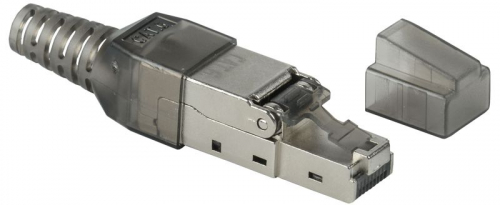 Разъем RJ-45 FTP для кабеля кат.6A полевая заделка ITK CS3-1C6AF-Q