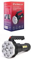 Фонарь аккумуляторный LED51537 4В 16LED 3Вт 4 реж. Micro USB черн. (бокс) Ultraflash 15193