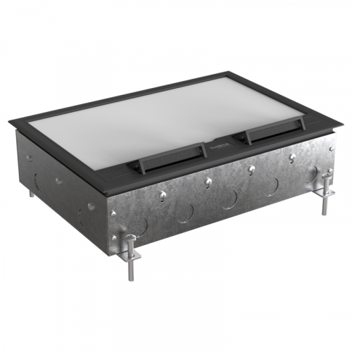 Люк MultiDesk MDK10 на 24мод. IP40 с монтажной коробкой для бетонных полов SE MDK10224 фото 7