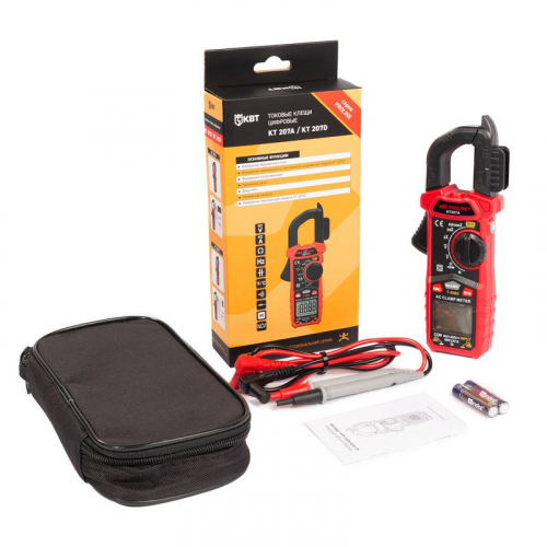 Клещи токовые цифровые KT 207А PROLINE КВТ 91919 фото 12 Клещи токовые цифровые KT 207А PROLINE КВТ 91919 фото 12