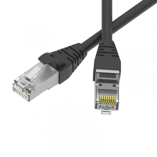 Патч-корд экранированный SLIM CAT6 S/FTP 4х2 28 AWG LSZH 1.5м черн. DKC RN6SF4515BK-28 Патч-корд экранированный SLIM CAT6 S/FTP 4х2 28 AWG LSZH 1.5м черн. DKC RN6SF4515BK-28
