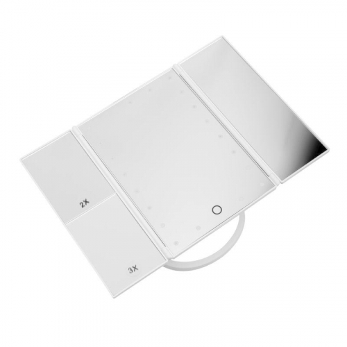 Зеркало M145-SL C01 с LED подсветкой 1x дневной свет 5Вт 4хLR6 бел. Camelion 14006 фото 5 Зеркало M145-SL C01 с LED подсветкой 1x дневной свет 5Вт 4хLR6 бел. Camelion 14006 фото 5