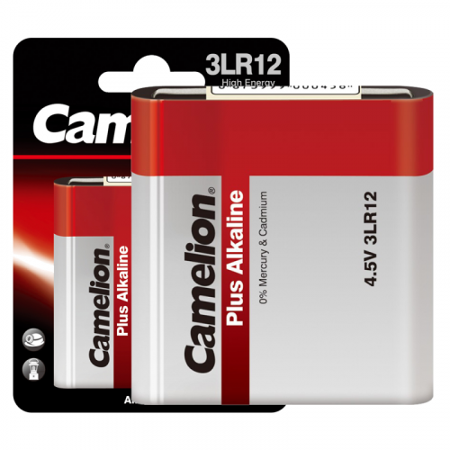 Элемент питания алкалиновый "квадрат" 3LR12 4.5В Plus Alkaline (блист.1шт) Camelion 1656 Элемент питания алкалиновый "квадрат" 3LR12 4.5В Plus Alkaline (блист.1шт) Camelion 1656