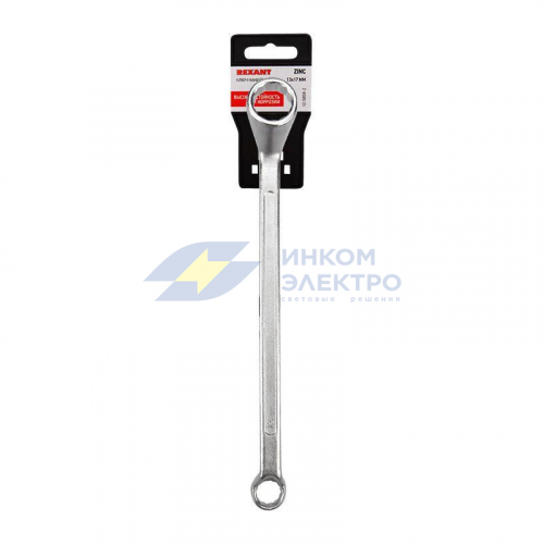 Ключ накидной коленчатый 13х17мм хром Rexant 12-5858-2