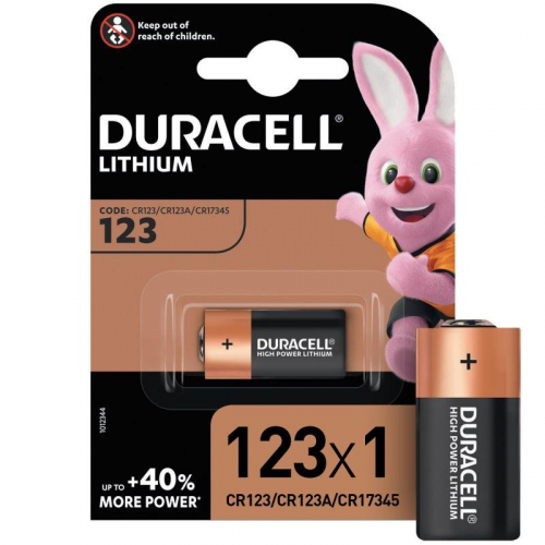Элемент питания литиевый CR123 BP-1 ULTRA (блист.1шт) Duracell A0001263 Элемент питания литиевый CR123 BP-1 ULTRA (блист.1шт) Duracell A0001263