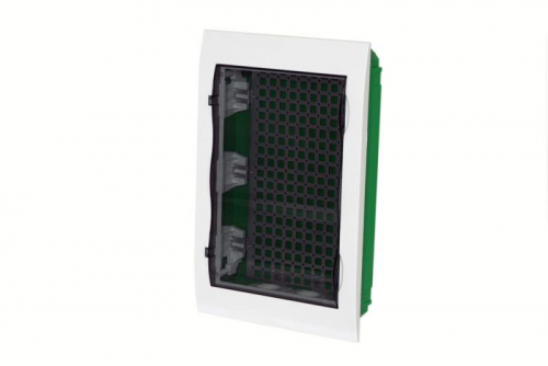 Корпус встраиваемый City9 Box IT 3 ряда 36мод. 2 розетки с прозр. дверцей SE EZ9E312S2FIT фото 5 Корпус встраиваемый City9 Box IT 3 ряда 36мод. 2 розетки с прозр. дверцей SE EZ9E312S2FIT фото 5