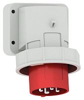 Вилка настенная 32А 4п 3P+PE 6ч 400В IP67 Bals 24021