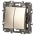 Выключатель 2-кл. СП Elegance 14-1104-04 10А IP20 250В 10AX механизм шампань Эра Б0034233