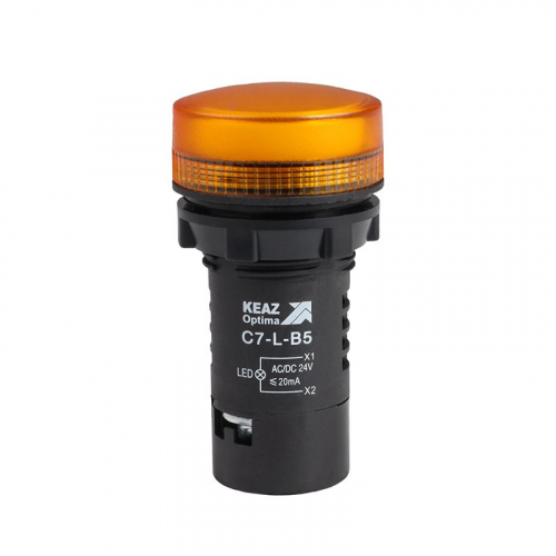 Лампа светодиодная OptiSignal Compact D22 С7-L-Q5 желт. 380В AC XB7EV05QP КЭАЗ 362166 Лампа светодиодная OptiSignal Compact D22 С7-L-Q5 желт. 380В AC XB7EV05QP КЭАЗ 362166