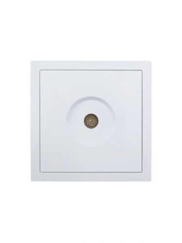 Розетка ТВ проходная СП ZIMA IP20 бел. LEZARD 704-0288-129