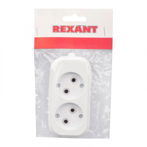 Колодка удлинителя 2-м без заземл. Rexant 11-8701 фото 4