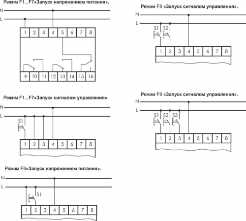 Реле времени RV-03 3х8А 100-264В AC/DC 3NO/NC IP20 многофункц. 3-х канал. 9 режимов работы с входами START диапазон выдержки времени 0с-99ч 59мин; 3мод. монтаж на DIN-рейке F&F EA02.001.026 фото 2 Реле времени RV-03 3х8А 100-264В AC/DC 3NO/NC IP20 многофункц. 3-х канал. 9 режимов работы с входами START диапазон выдержки времени 0с-99ч 59мин; 3мод. монтаж на DIN-рейке F&F EA02.001.026 фото 2