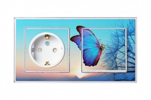 Розетка 1-м СП AtlasDesign Art 16А IP20 с заземл. защ. шторки механизм бел. SE ATN200145 фото 3