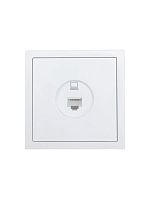Розетка компьютерная 1-м СП ZIMA IP20 кат.5 механизм бел. LEZARD 704-0288-139