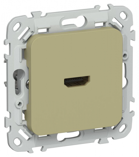 Розетка HDMI СП FLITE РШДМА-ФлО механизм олив. IEK FI-H10-K26