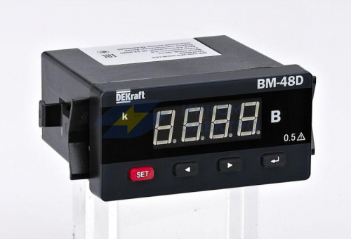 Амперметр цифровой 96х48мм 1ф вход 5А выход DO LED-дисплей АМ-48D SchE 50325DEK Амперметр цифровой 96х48мм 1ф вход 5А выход DO LED-дисплей АМ-48D SchE 50325DEK