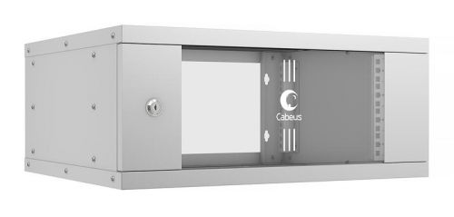 Шкаф телекоммуникационный настенный разборный LIGHT WSC-05D-4U55/45 19дюйм 4U дверь стекло сер. Cabeus 10183c Шкаф телекоммуникационный настенный разборный LIGHT WSC-05D-4U55/45 19дюйм 4U дверь стекло сер. Cabeus 10183c
