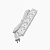 Удлинитель 5х3м без заземл. 10А IP20 S 5х3 2.2кВт Volsten 9306